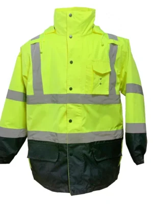 Raincoat / Parka Jacket Class 3 with Detachable Quilted Inner
