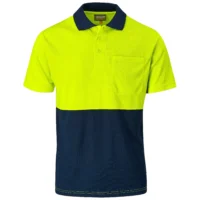 143 Inspector Two Tone Hi Viz Golf Shirt