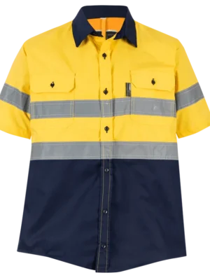 Short Sleeve Mining Shirt 65/35 Polycotton
