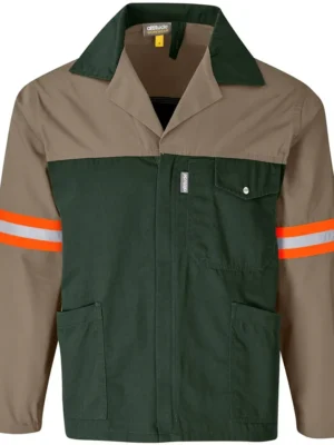 Site Premium Two Tone Polycotton Jacket (Reflective Tape)