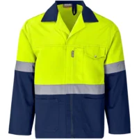 19 Traffic Premium Two Tone Hi Viz Reflective Jacket