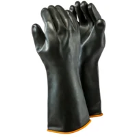 251 Rough Palm Glove with Rolled Cuff, Elbow 40cm