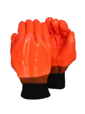 PIONEER Orange Freezer Knit Wrist Glove