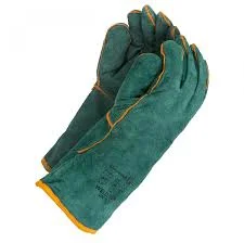 PIONEER 2.5 Green Lined Wrist Length Glove with Reinforced Palm