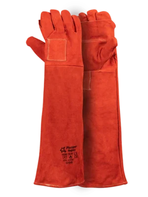 PIONEER 16 Red Heat Resistant Glove Kevlar Stitched Shoulder