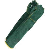 362 DROMEX Green Lined Fully Welted Shoulder Length Glove