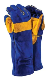 363 DROMEX Blue Lined Welders Glove Elbow Length