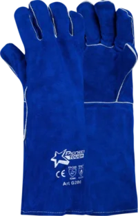364 PIONEER TOUGH Blue Lined Welding Glove A Grade 45cm