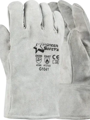 PIONEER 2.5 Chrome Leather Wrist Length Fleece Lined Winter Glove