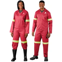 Unisex Trade Polycotton Conti Suit with Reflective Arms & Legs (Yellow Tape)