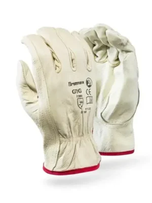 DROMEX Tan Pig Grain Keystone Glove with Red Trim Size 10
