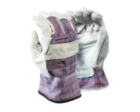 393 PIONEER Candy Stripe Chrome Leather Glove One Piece Palm