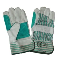 395 Candy Stripe Rigger Superior Glove Reinforced Green Palm & Candy Back Safety Cuff
