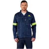 40 Cast Premium 100% Cotton Denim Jacket with Reflective Tape