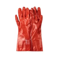 417 DROMEX Brown Rough PVC Glove Knit Wrist
