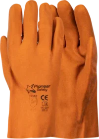 433 PIONEER Titan Lime Green PVC 27cm Reinforced Glove