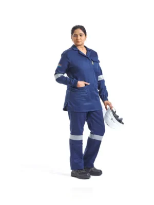 DROMEX Ladies D59 Navy Blue Flame & Acid Pants