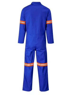 Safety Polycotton Boiler Suit with Reflective Arms & Legs