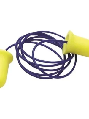 Hi Vis Bullet Disposable Earplug Corded 100 Per Box SNR35DB