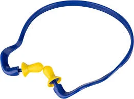 Reusable Banded Earplug Blue