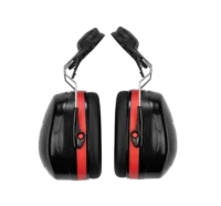 536 PIONEER Ear Defender SNR30DB Red Cap Mounted Earmuff MOQ 20