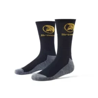 569 DROMEX Non-Abrasive / Anti-Bacterial Black Socks