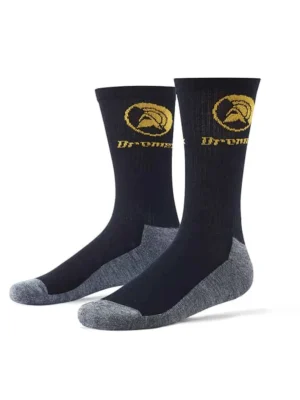 DROMEX Non-Abrasive / Anti-Bacterial Black Socks