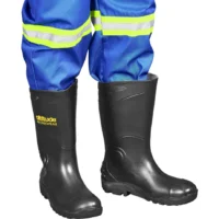 622 Shield Black Gumboot Non-Steel Toe Cap