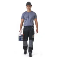 76 DROMEX Utility Black Pants with Knee Pad Pocket
