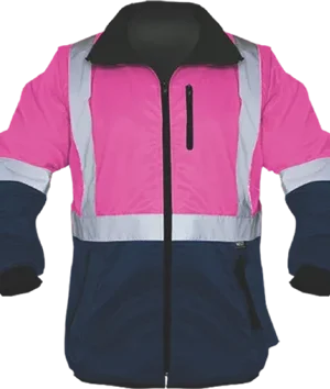 Standard Jacket Two Tone Pink and Navy
