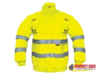 91 WATT Lime Bunny Jacket Waterproof Gabardine Fabric Class 3