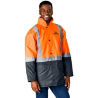 99 Hazard Padded Two Tone Hi-Viz Reflective Jacket